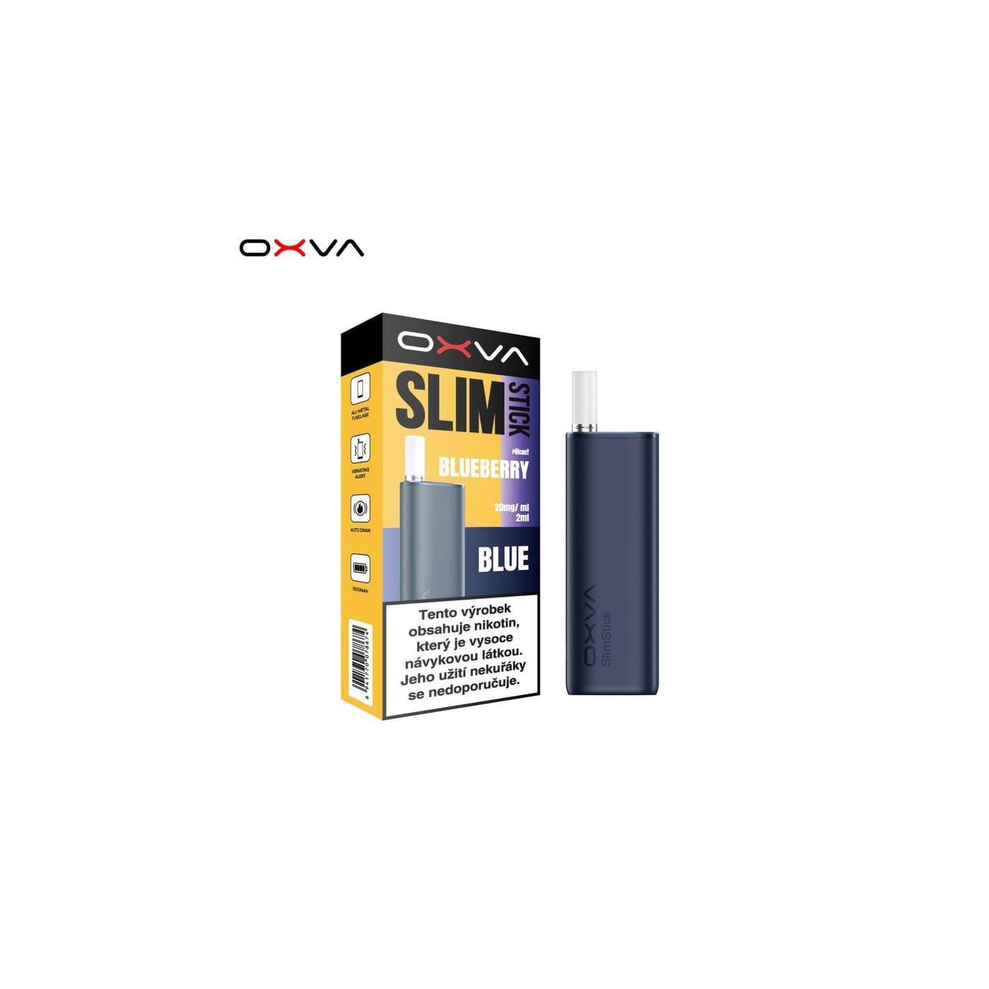 OXVA SLIMSTICK Kit — Blueberry, 20 mg/ml
